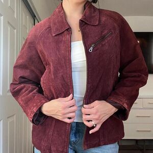 Vintage Outbrook Genuine Leather Jacket – Size Medium